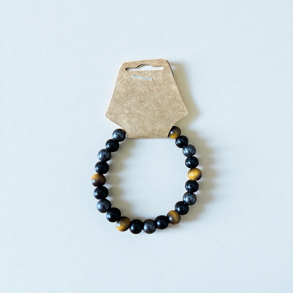 Women’s Healing Stone Bracelet Triple Protection Power, Protection, and Balance